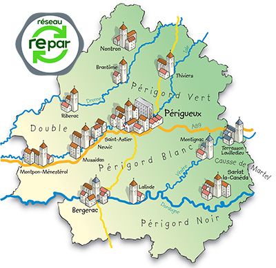Carte dépannage électroménager Dordogne
