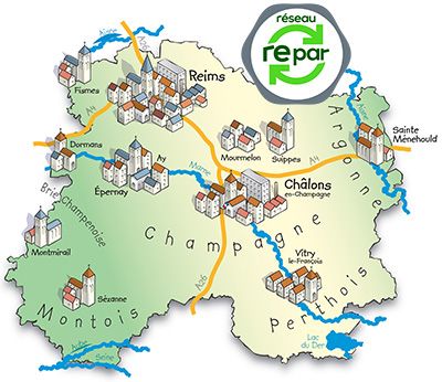 Carte dépannage électroménager Marne
