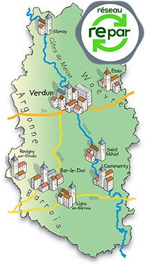 Carte dépannage électroménager Meuse