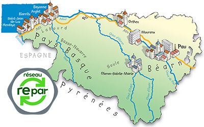 Carte dépannage électroménager Pyrénées-Atlantiques