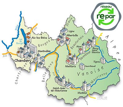Carte dépannage électroménager Savoie