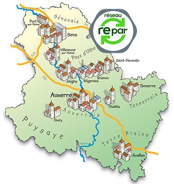 Carte dépannage électroménager Yonne