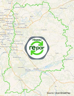 Carte réparateur électroménager 77
