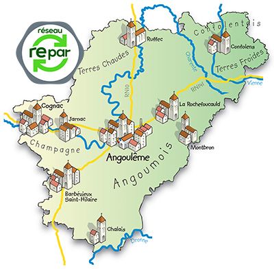 Carte réparateur électroménager Charente