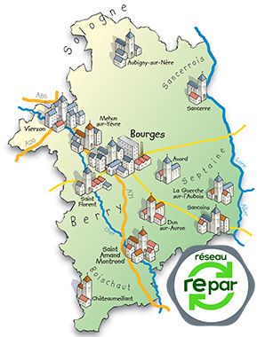 Carte réparateur électroménager Cher