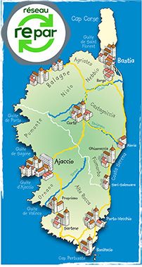 Carte réparateur électroménager Corse du Sud