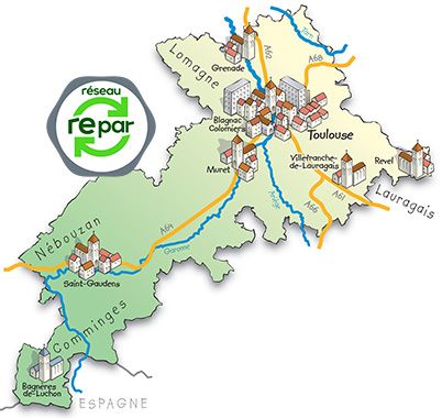 Carte réparateur électroménager Haute-Garonne
