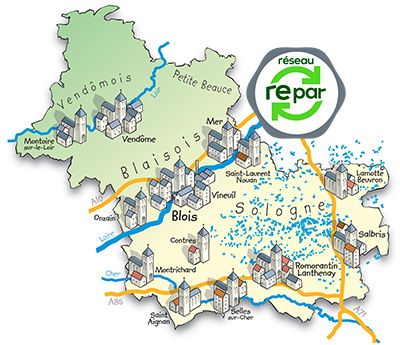 Carte réparateur électroménager Loir-et-Cher