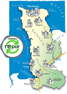 Carte réparateur électroménager Manche