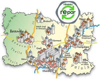 Carte réparateur électroménager Oise
