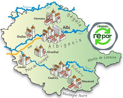 Carte réparateur électroménager Tarn