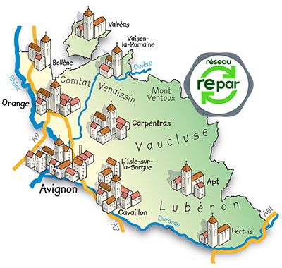 Carte réparateur électroménager Vaucluse