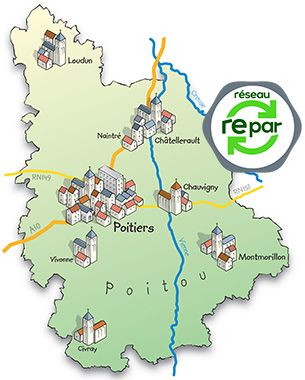 Carte réparateur électroménager Vienne