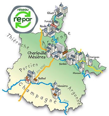 Carte réparation électroménager Ardennes