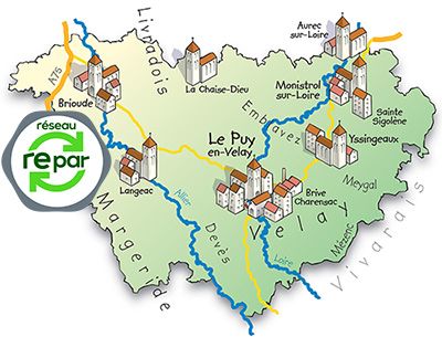 Carte réparation électroménager Haute-Loire