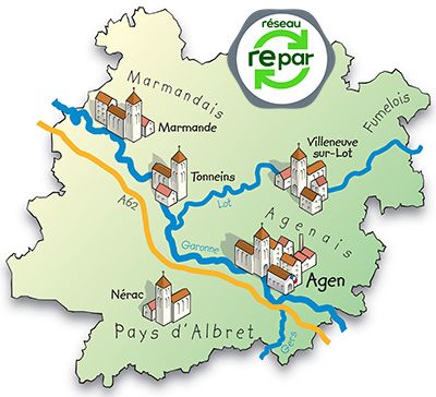 Carte réparation électroménager Lot-et-Garonne