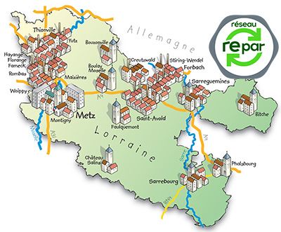 Carte réparation électroménager Moselle