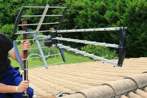 Intervention technique sur une antenne extérieure